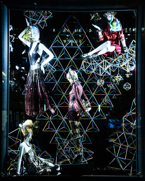 WXYZ x Laura Wass [window for] Bergdorf Goodman x Grey Area